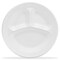 Dart Container Plate, Foam, 3Comp, Whi, 9" 4PK DCC9CPWCR - alternate 1